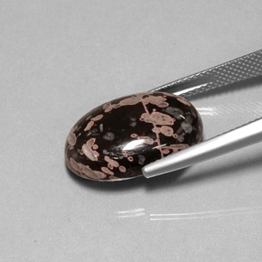 Jaspe multicolor natural de 10,06 ct, corte óvalo, opaco
