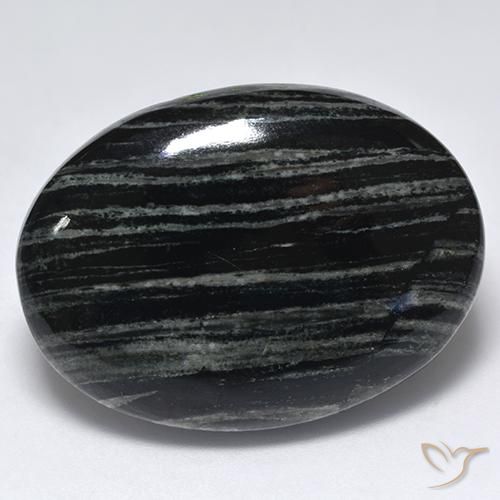 Jaspe Multicolor natural de 52.74 ct, Ovalada, Opaco