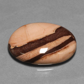 Jaspe multicolor natural de 27,00 ct, corte óvalo, opaco