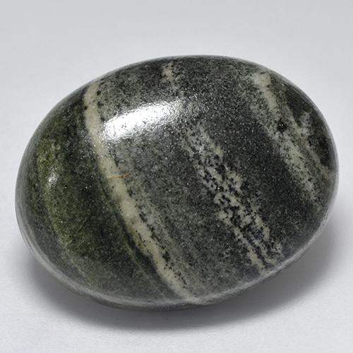 Jaspe multicolor natural de 41,73 ct, corte óvalo, opaco