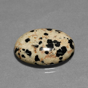 Jaspe multicolor natural de 14,11 ct, corte óvalo, opaco