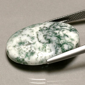 Jaspe Multicolor natural de 17.74 ct, Corte Óvalo, Opaco