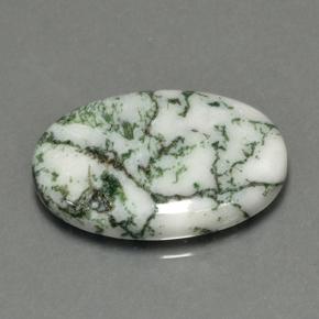 Jaspe Multicolor natural de 17.12 ct, Corte Óvalo, Opaco