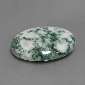 Jaspe multicolor natural de 17,45 ct, corte óvalo, opaco