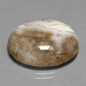 Jaspe multicolor natural de 14,72 ct, transparente, transparente / translúcido