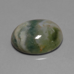 Jaspe multicolor natural de 9,17 ct, transparente, transparente / translúcido