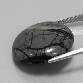 Jaspe Multicolor natural de 30.49 ct, Corte Redondo, Opaco