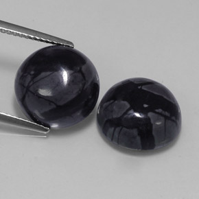 Gemas de Jaspe Multicolor natural de  ct, Corte Redondo, Opaco