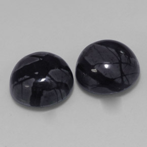 Gemas de Jaspe Multicolor natural de  ct, Corte Redondo, Opaco