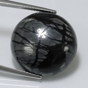 Jaspe multicolor natural de 20,62 ct, corte redondo, opaco