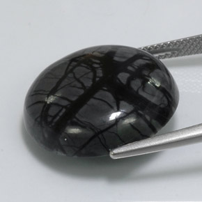 Jaspe multicolor natural de 19,08 ct, corte redondo, opaco