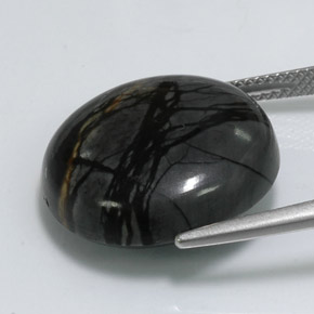 Jaspe multicolor natural de 19,32 ct, corte redondo, opaco