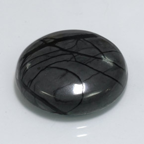 Jaspe multicolor natural de 19,71 ct, corte redondo, opaco