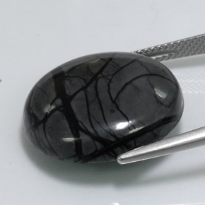 Jaspe multicolor natural de 19,71 ct, corte redondo, opaco