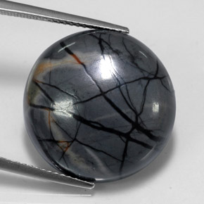 Jaspe Multicolor natural de 20.26 ct, Corte Redondo, Opaco