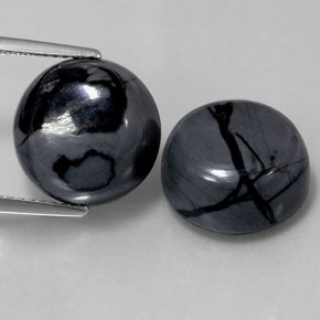 Gemas de jaspe multicolor natural de  ct, corte redondo, opaco