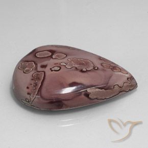 Jaspe Multicolor natural de 45.79 ct, En forma de pera, Opaco