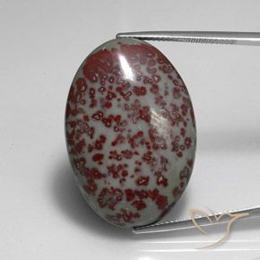 39.35ct Natural Multicolor Jaspe, Ovalada, Opaco