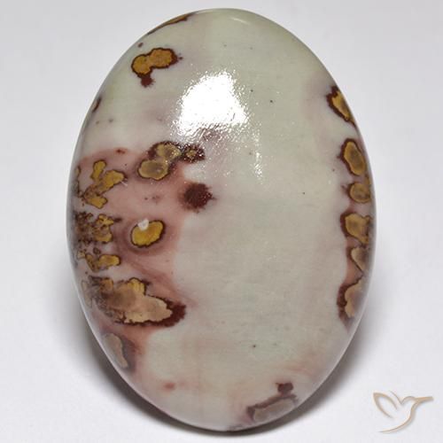 37.10ct Natural Multicolor Jaspe, Ovalada, Opaco