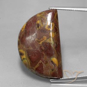 27.40ct Natural Multicolor Jaspe, Elegante, Opaco