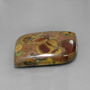 Jaspe Multicolor natural de 34.76 ct, Forma elegante, Opaco