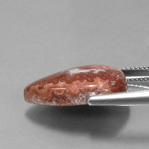 Jaspe multicolor natural de 10,75 ct, en forma de pera, opaco