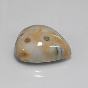 Jaspe multicolor natural de 15,02 ct, en forma de pera, opaco