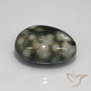 Jaspe multicolor natural de 26,28 ct, en forma de pera, opaco