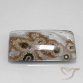 Jaspe Multicolor natural de 23.24 ct, Corte Baguette, Opaco