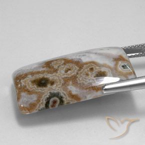 Jaspe Multicolor natural de 23.24 ct, Corte Baguette, Opaco
