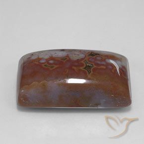 Jaspe Multicolor natural de 26.45 ct, Corte Baguette, Opaco