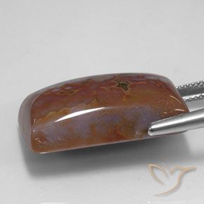 Jaspe Multicolor natural de 26.45 ct, Corte Baguette, Opaco