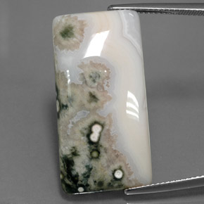 Jaspe multicolor natural de 24,14 ct, baguette, opaco
