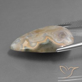 Jaspe Multicolor natural de 34.07 ct, En forma de pera, Opaco