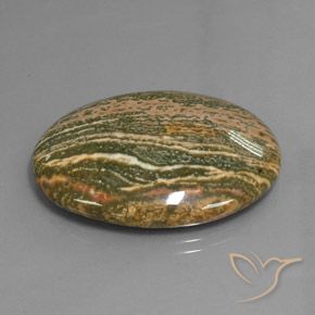 Jaspe Multicolor natural de 38.60 ct, Ovalada, Opaco