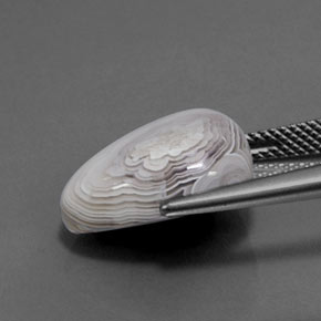 Jaspe Multicolor natural de 10.91 ct, En forma de pera, Opaco