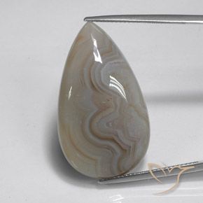 26.74ct Natural Multicolor Jaspe, En forma de pera, Opaco