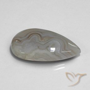 Jaspe Multicolor natural de 26.74 ct, En forma de pera, Opaco