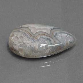 Jaspe multicolor natural de 23,01 ct, en forma de pera, opaco