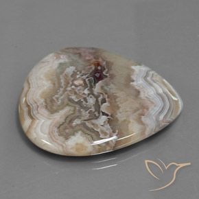 Jaspe Multicolor natural de 40.15 ct, En forma de pera, Opaco