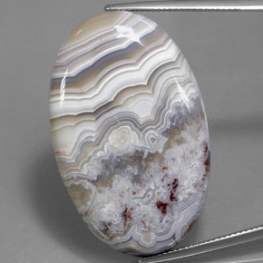Jaspe multicolor natural de 46,63 ct, corte óvalo, opaco