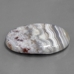 Jaspe multicolor natural de 46,63 ct, corte óvalo, opaco
