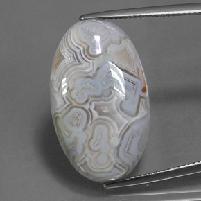 Jaspe multicolor natural de 19,31 ct, corte óvalo, opaco