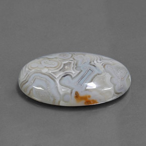 Jaspe multicolor natural de 19,31 ct, corte óvalo, opaco