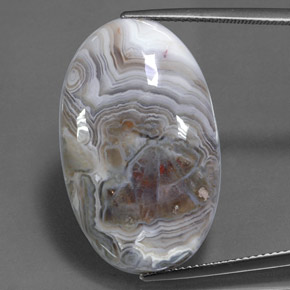 Jaspe multicolor natural de 26,25 ct, corte óvalo, opaco