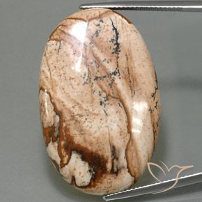 40.77ct Natural Multicolor Jaspe, Ovalada, Opaco