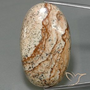 56.03ct Natural Multicolor Jaspe, Ovalada, Opaco