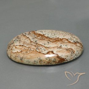 Jaspe Multicolor natural de 56.03 ct, Ovalada, Opaco