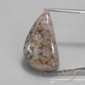 30.00ct Natural Multicolor Jaspe, Elegante, Opaco
