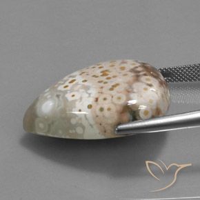 Jaspe Multicolor natural de 33.07 ct, En forma de pera, Opaco